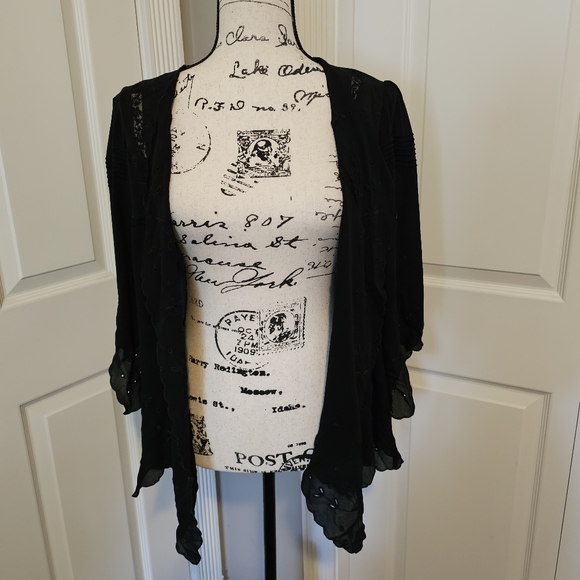 Corey Lynn Calter Silk Embroidered Jacket - Picture 6 of 12